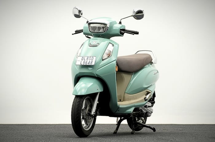 Suzuki Access front left static in studio